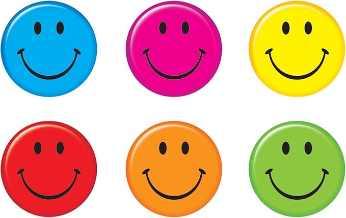 smiley faces classic accents variety pack, 36 ct